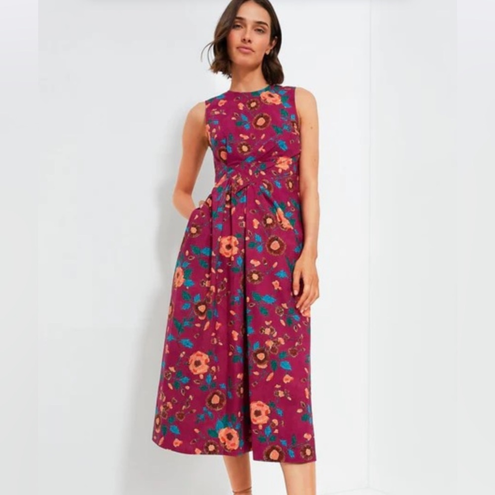 ULLA JOHNSON Davina midi dress Sz 10
